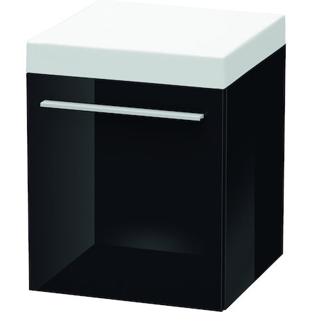 Duravit Xl Mobile Storage Unit Black Hgl 510X400X400mm XL270404040